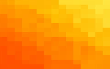 Abstract Orange geometric Background, Creative Design Templates. Pixel art Grid Mosaic, 8 bit vector background.