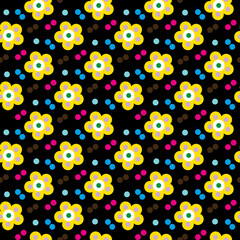 Fototapeta premium color abstract ethnic seamless pattern in graffiti style with elements of urban modern style bright quality illustration for your design