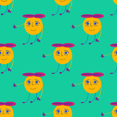 color abstract ethnic seamless pattern in graffiti style with elements of urban modern style bright quality illustration for your design