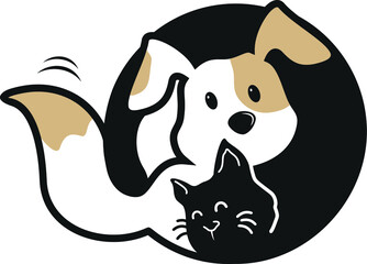 logo dog and cat