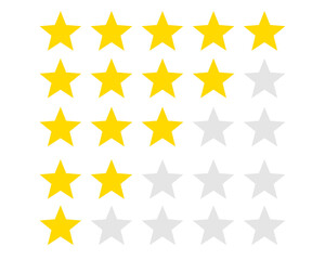 
五つ星チェックイラスト / ベクター