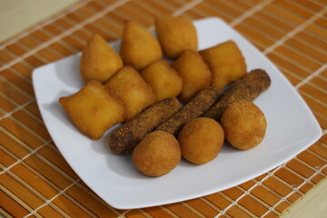 chicken nuggets with french fries