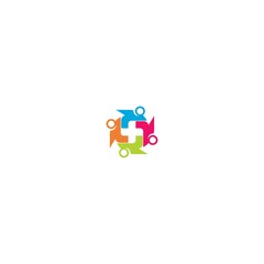 Community group, People group, Care logo icon