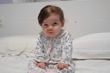 Fototapeta premium portrait of a baby