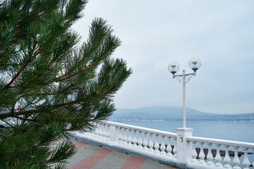 The image of the seaside promenade.