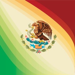 mexico flag background