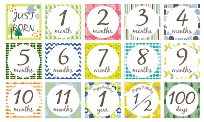 Monthly Card　北欧柄