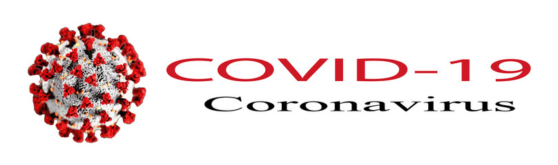 COVID-19, On a White Background, New Official Name, Coronavirus, Desease Name, COVID-19