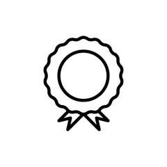 Award icon vector illustration outline