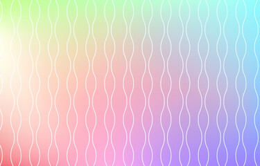 背景素材 淡い虹色グラデーションと和柄パターンのイラスト Abstract Wall Mural Abstra Tkm