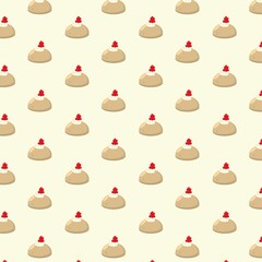 background with mini desserts