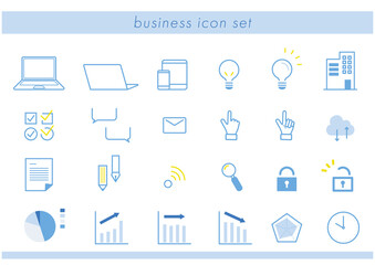 ビジネスアイコンセット　イラスト