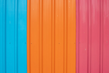 
Steel sheet, steel roof, bright colors in red, green, blue, yellow