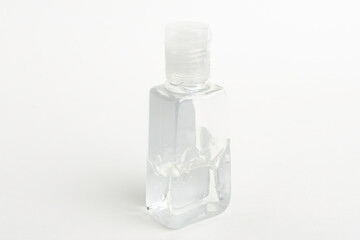 Pocket-Size Transparent Hand Sanitizer Dispenser Plastic Bottle
