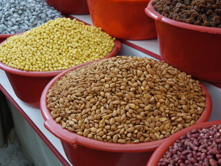 Panchshanbe Bazaar in the city of Khujand. Tajikistan.
