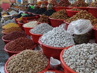 Panchshanbe Bazaar in the city of Khujand. Tajikistan.