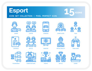 Esport icon set