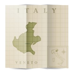 veneto paper map