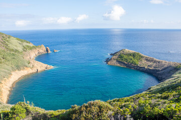 Walk on the Azores archipelago. Discovery of the island of Faial, Azores, Horta