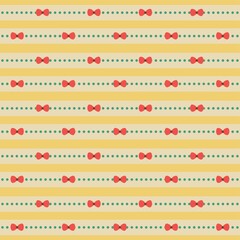 seamless bow ties pattern