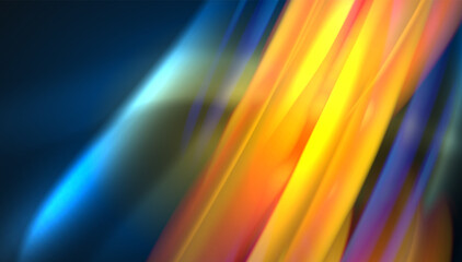 Creative fluid wave lines abstract background. Trendy abstract layout template for business or technology presentation, internet poster or web brochure cover, wallpaper