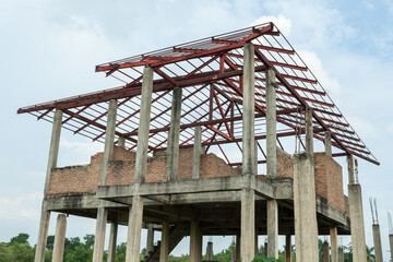 construction of a house
