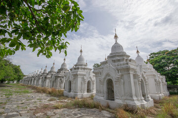 Mandalay, Myanmar - August 15th 2015 : an historic Buddhist monastery located near Mandalay Hill, Mandalay Region, Myanmar