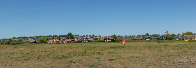 Cabins looking out of the beach and ocean