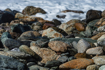 rocks and sea