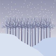 abstract snowfall background