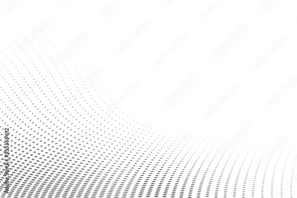 Fototapete background grey and white halftone at modern bright art. blurred pattern raster effect. abstract cre
