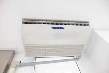 Wall mounted air conditioner in office building