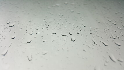 water drops on the window