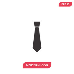 Tie vector icon, simple sign for web site and mobile app.