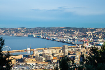 France, Marseille, view over Marseille