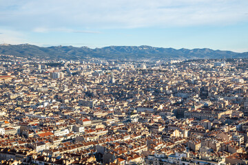 Fototapeta premium France, Marseille, view over Marseille