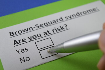Questionnaire about health problem