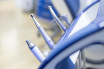 equipment for dentist dental tools, suction nozzles, dental lights