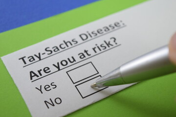 Fototapeta premium Questionnaire about health problem