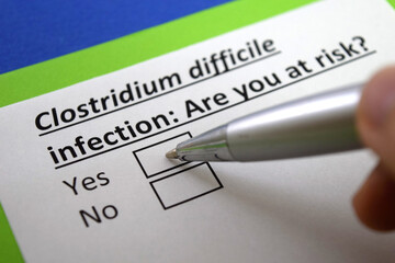 Fototapeta premium Questionnaire about health problem
