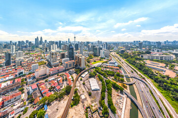 Kuala Lumpur Urban Landscape, Malaysia, Southeast Asia