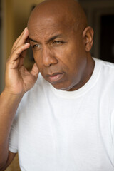 Obraz premium African American man in pain