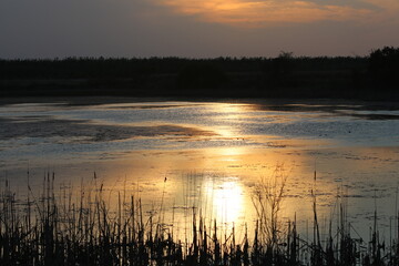 Sunset On The Water.