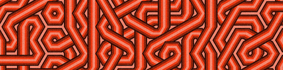 Colour Hexagon Tile Connection art background design illustration