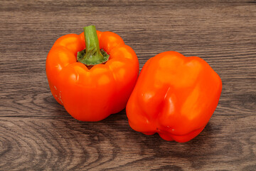 Orange sweet tasty Bell Pepper