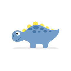 Cute dinosaur. Flat style. Vector illustration
