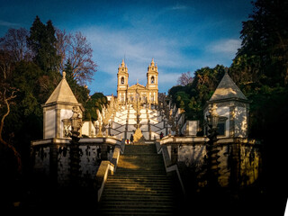 stairs of Cathedral of Braga, Portugal