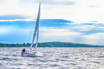 Segelboot auf der Ostsee