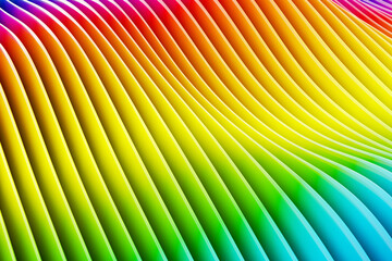 Abstract wave background. 3d rendering - illustration.