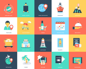 Travel Icons Pack 
